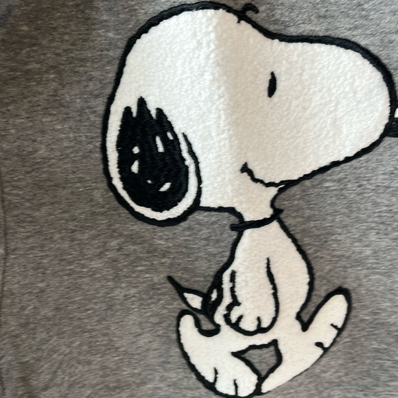 Peanuts | Jackets & Coats | Snoopy Peanuts Sweat Jacket Gray Hoodie ...
